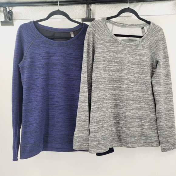 Two Express EXP Core Performance Open Back Pullover Sweatshirts - Picture 2 of 7